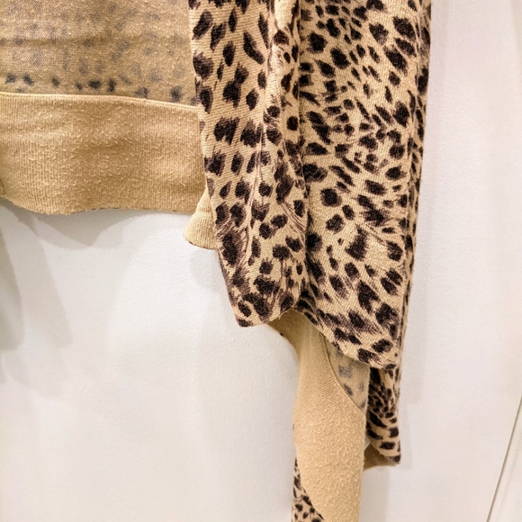 Danier Animal Print Sweater Cardigan - L - Picture 7 of 8